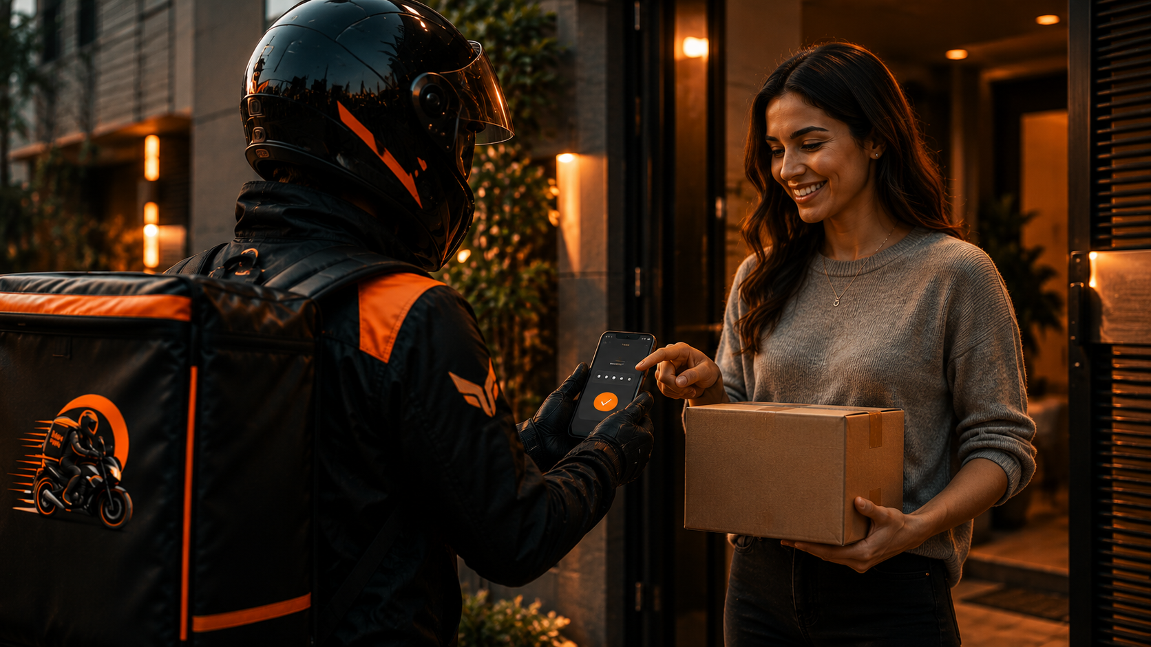 Entrega confirmada no MotoFlow